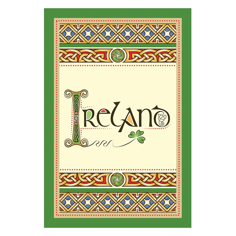 Blessing & Shamrock Set of 2 Tea Towels