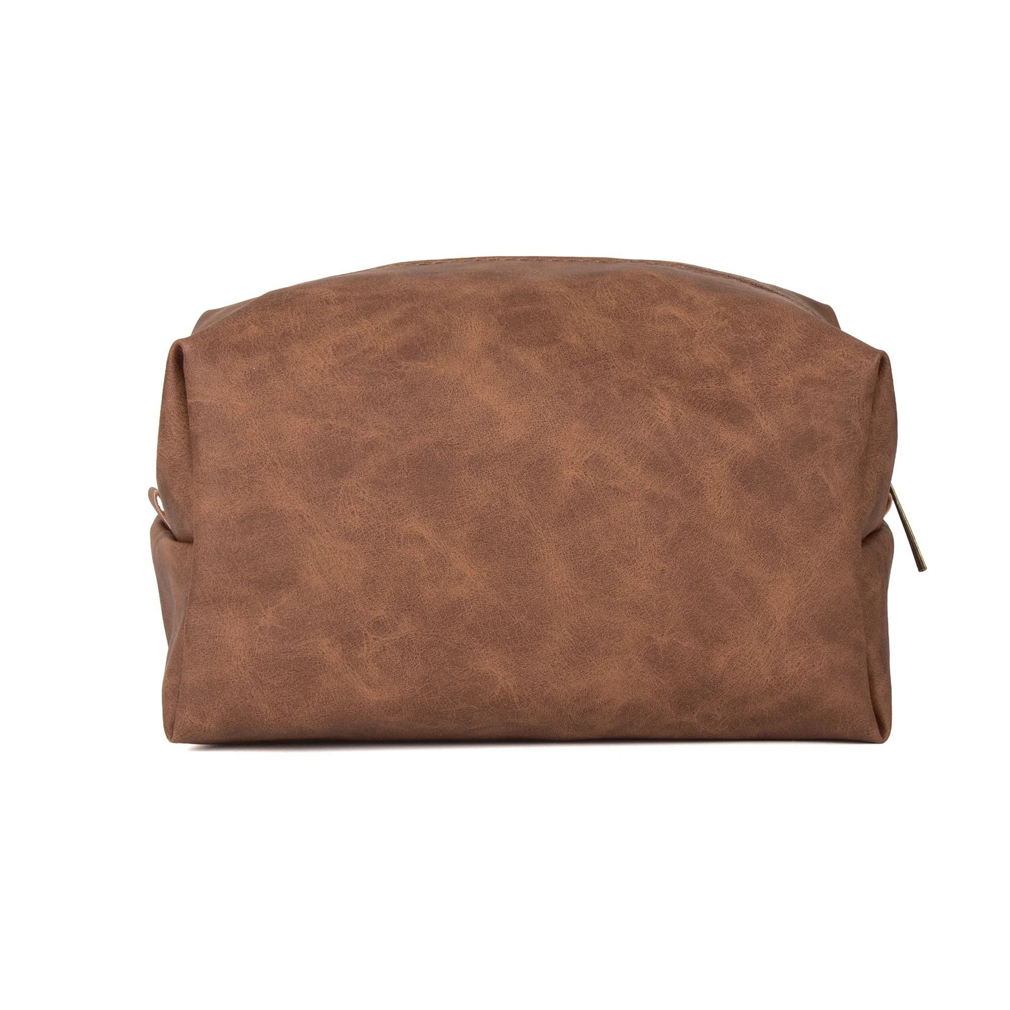 Celtic Crafts Ireland Brown Leather Square Wash Bag - Image 3
