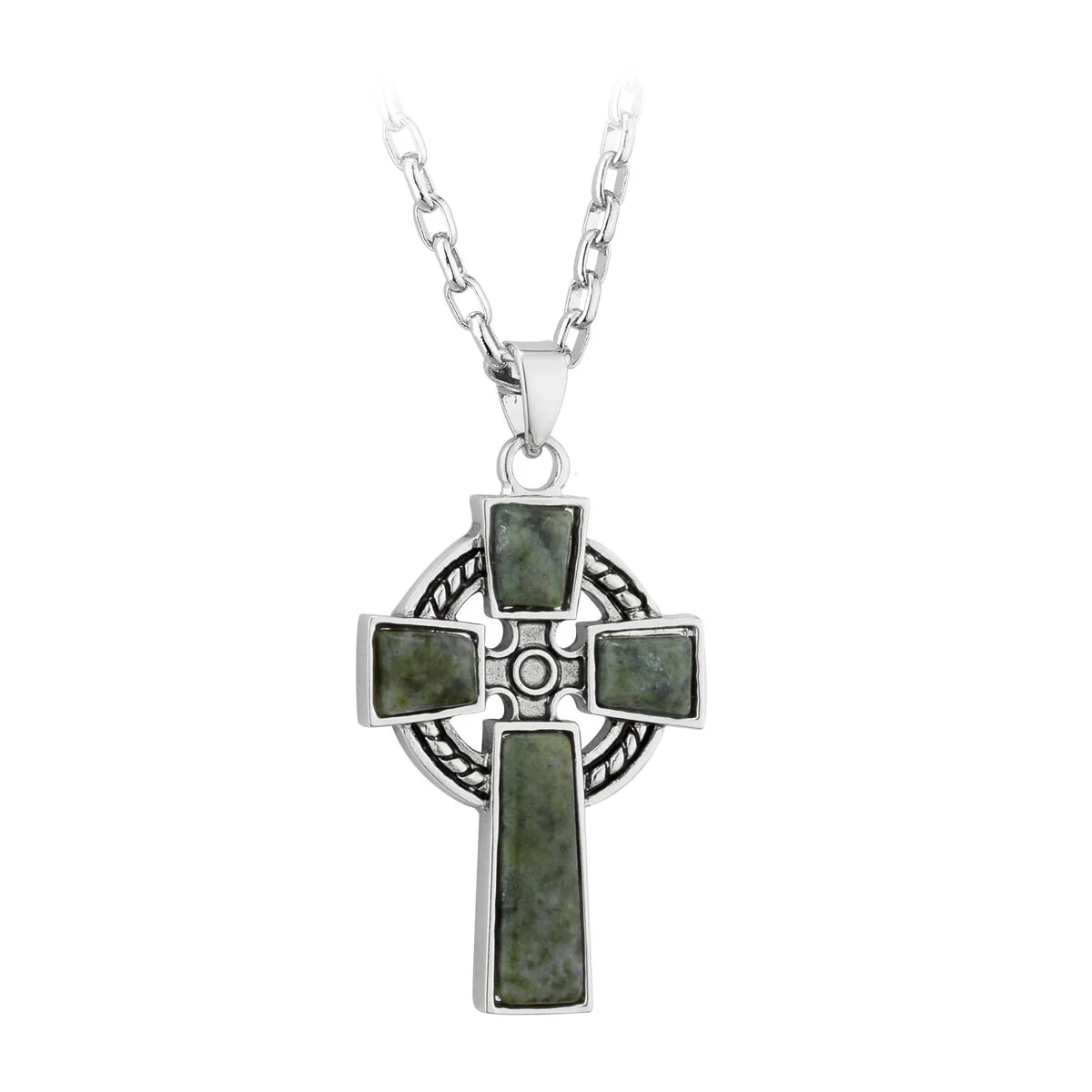 Connemara Marble Cross Necklace