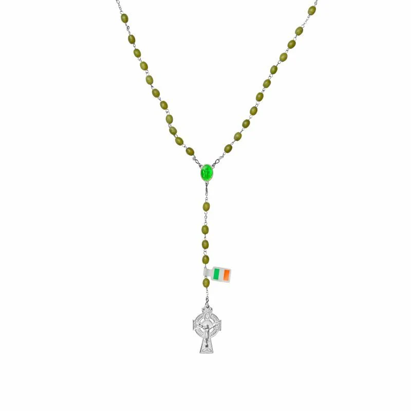 Connemara Marble Rosary In Hanging Pack