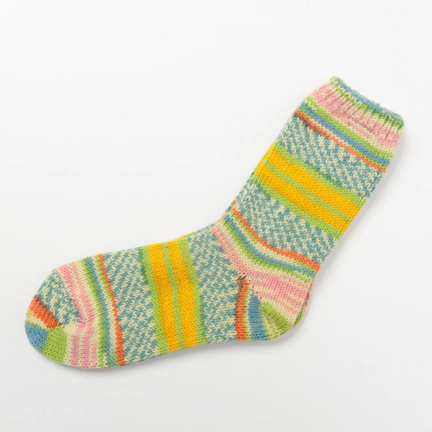 Flecked Green Women's Fair Isle Socks