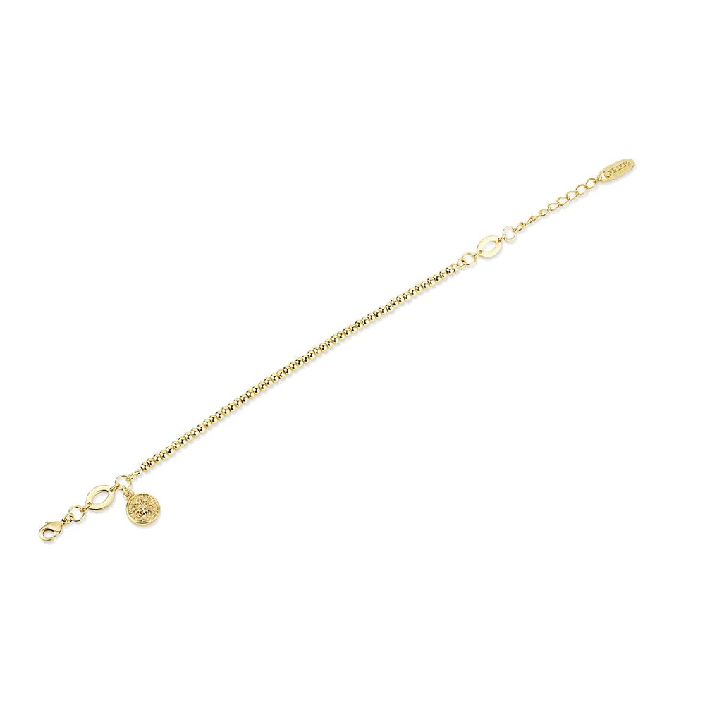 Gold Plated Amy Huberman Newbridge Silverware Beaded Bracelet - Image 3