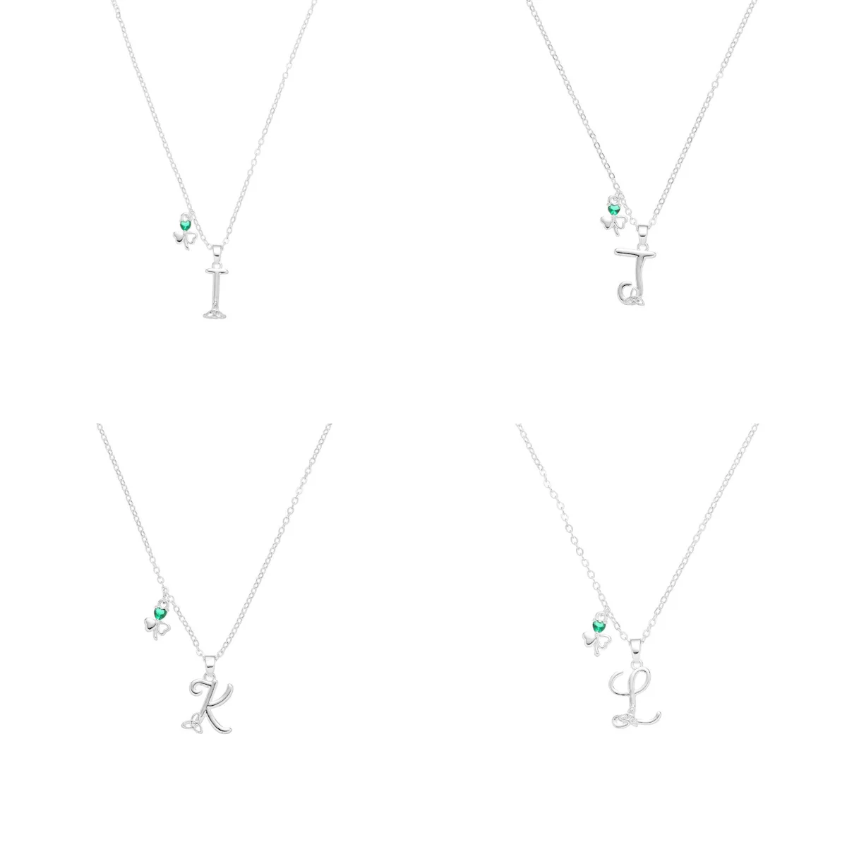 Grá Collection Silver Plated Initial Necklace - Image 5