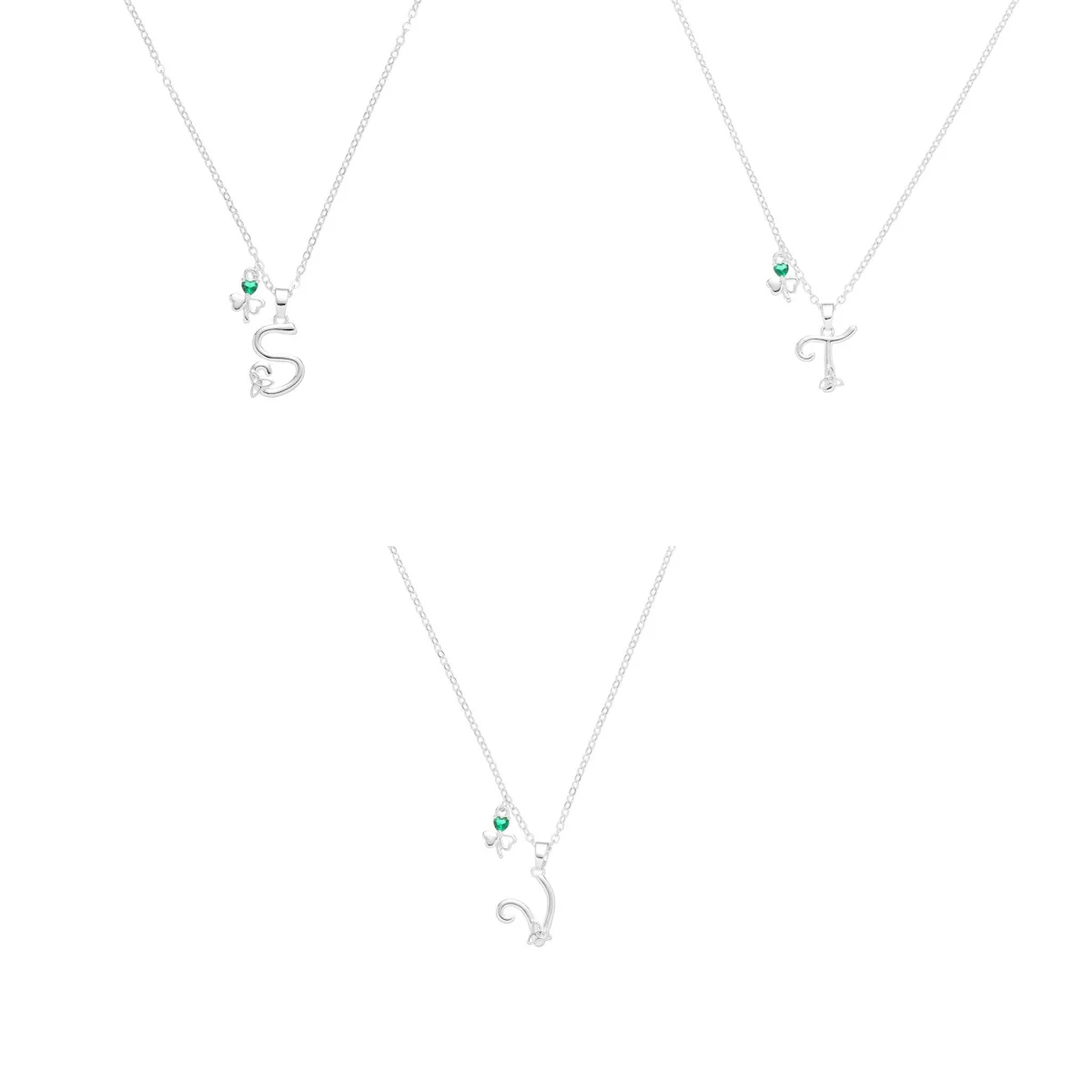 Grá Collection Silver Plated Initial Necklace - Image 7