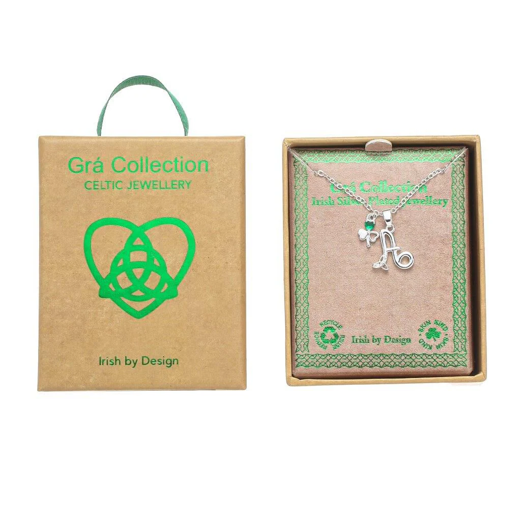 Grá Collection Silver Plated Initial Necklace - Image 8