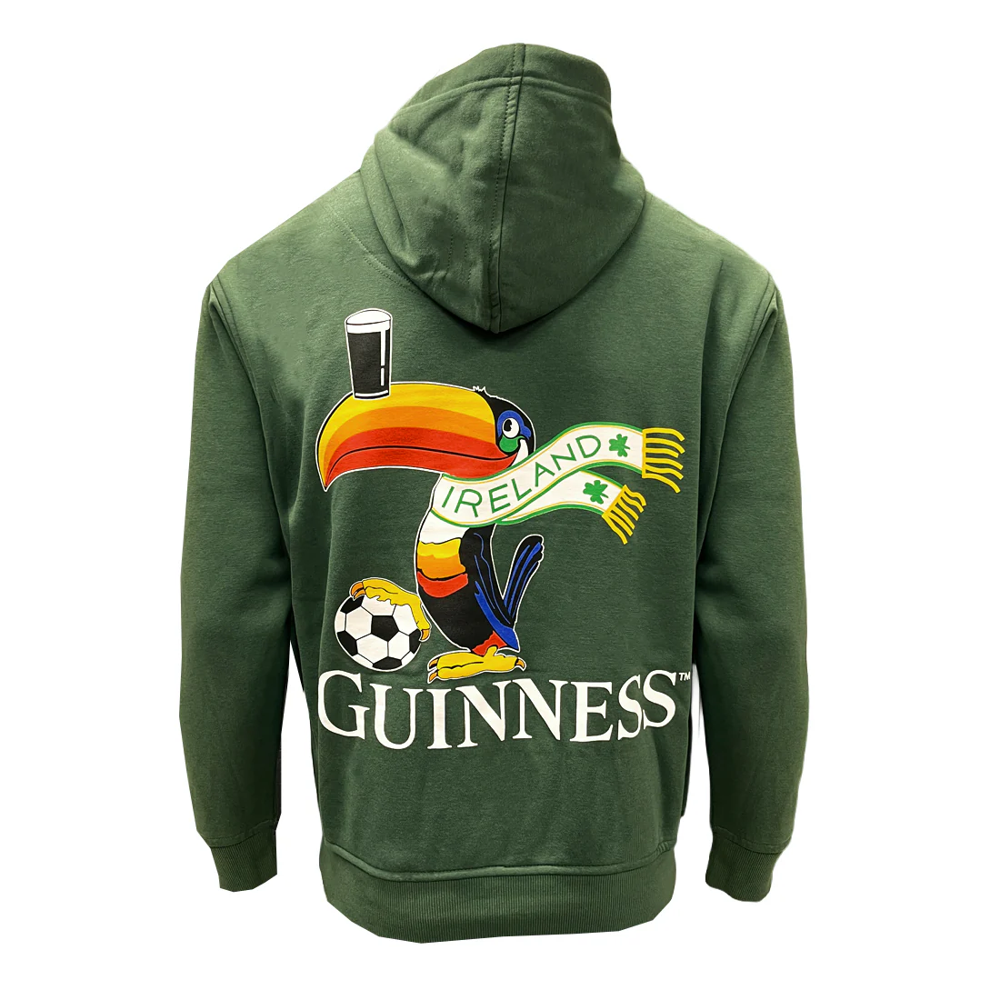 Guinness Bottle Green Football Toucan Hoodie - Image 2