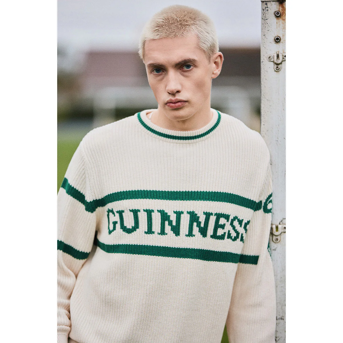 Guinness Crew Neck Harp Sleeve Knit Jumper - Image 3