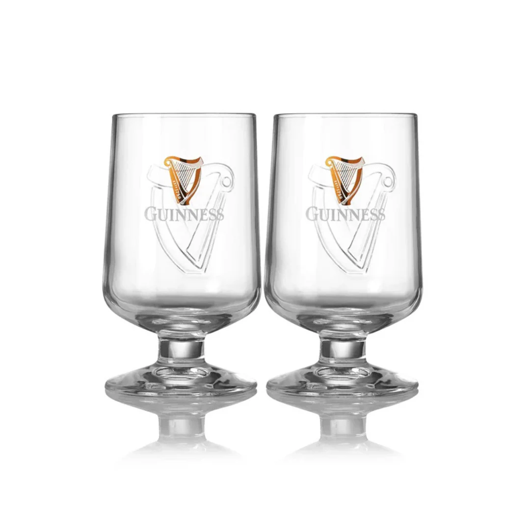 Guinness Embossed Victoria 2 Pack Goblet Stem Glass - Image 2