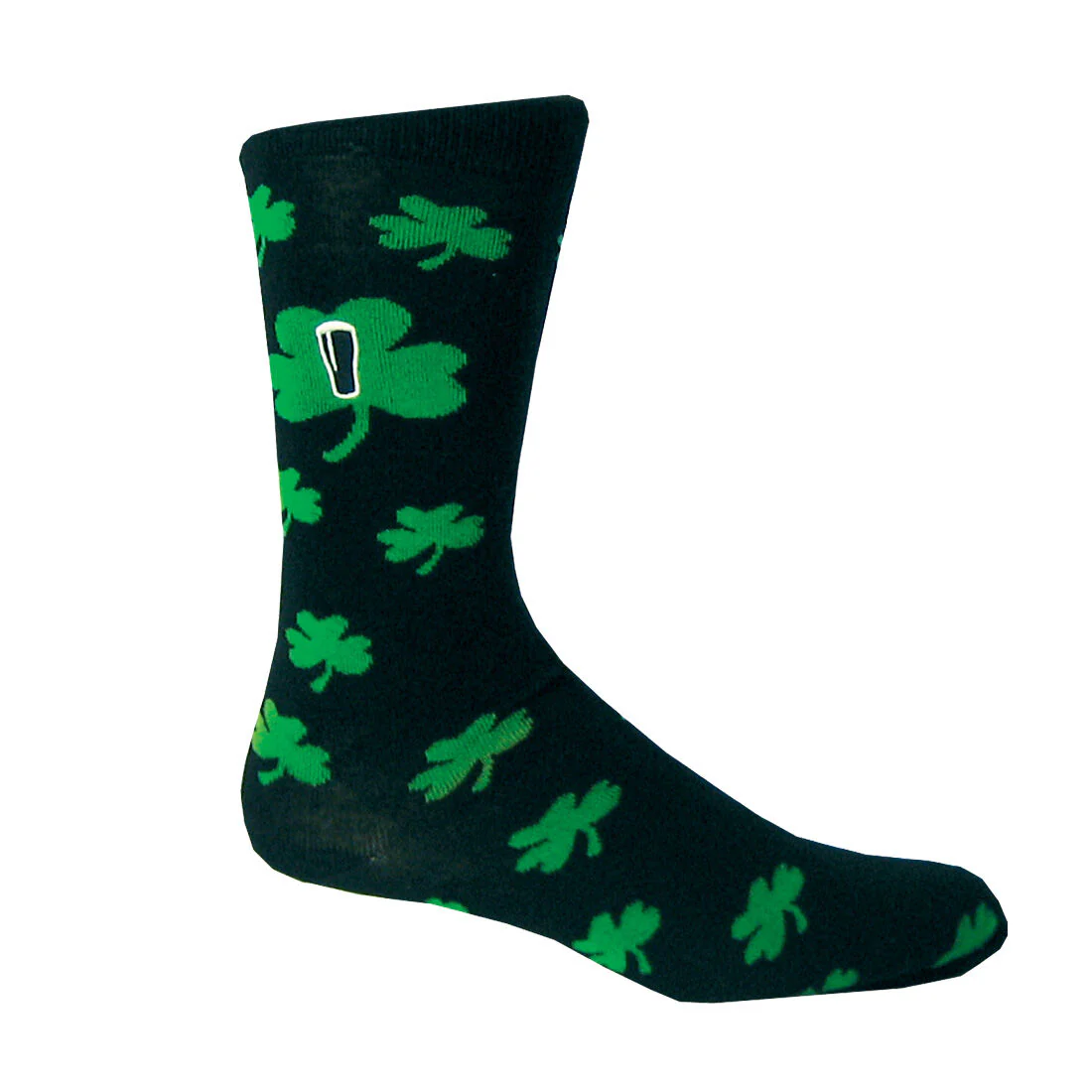 Guinness Green Shamrock Print Socks - Image 2