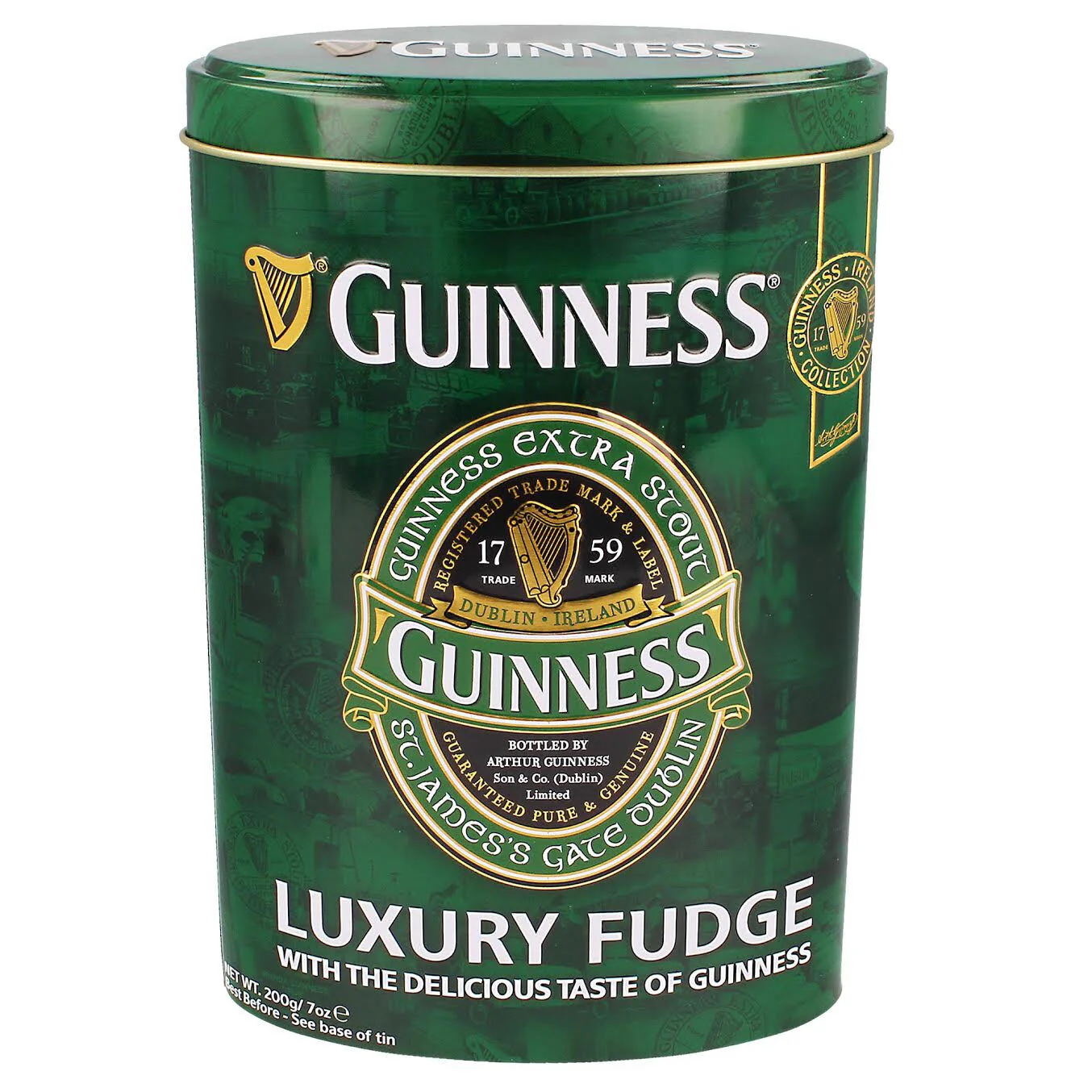 Guinness Ireland Collection Luxury Fudge In Oval Shaped Tin 200g - Image 3