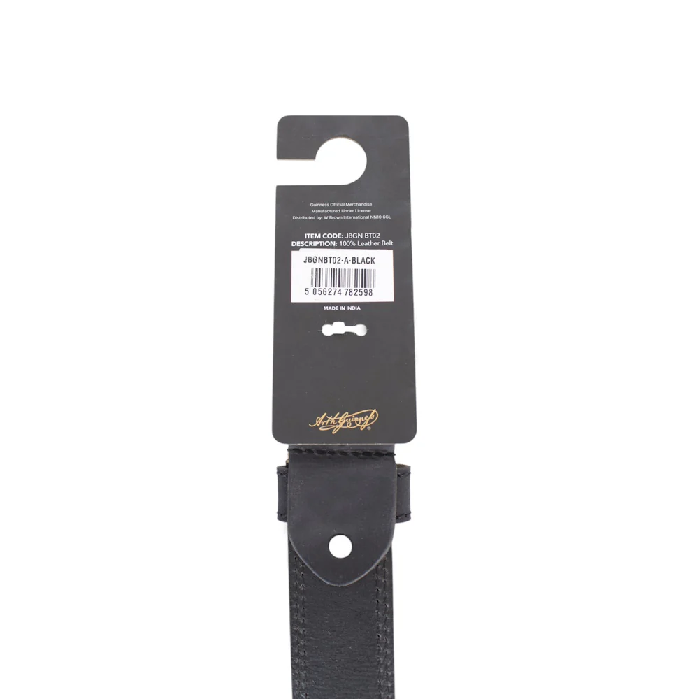 Guinness Leather Black Belt - Image 3