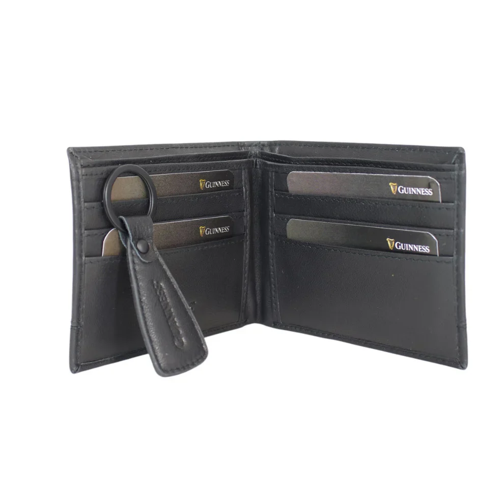 Guinness Leather Wallet And Key Fob Gift Set - Image 3