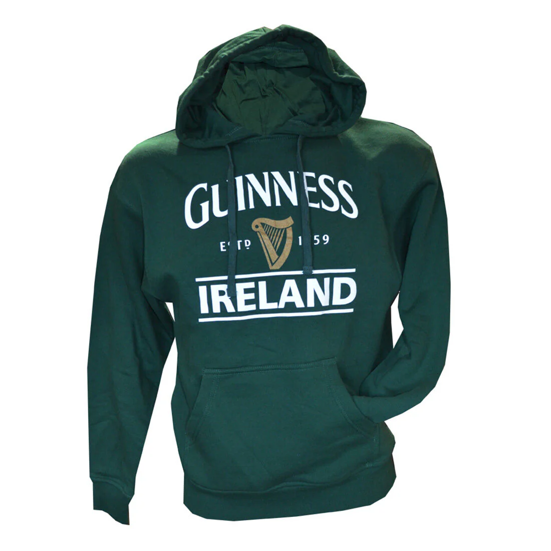 Guinness Pullover Hoodie with Ireland Print