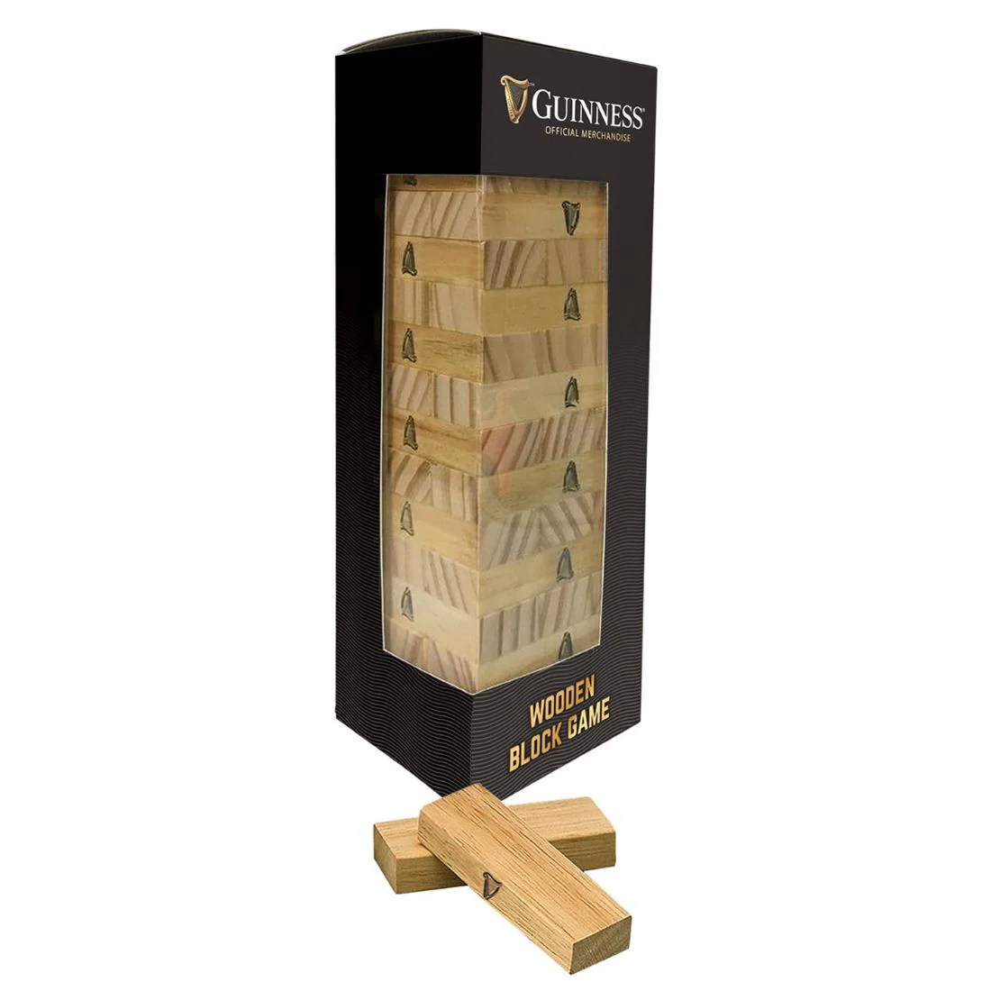 Guinness Wooden Block Game With Harp Details - Image 2