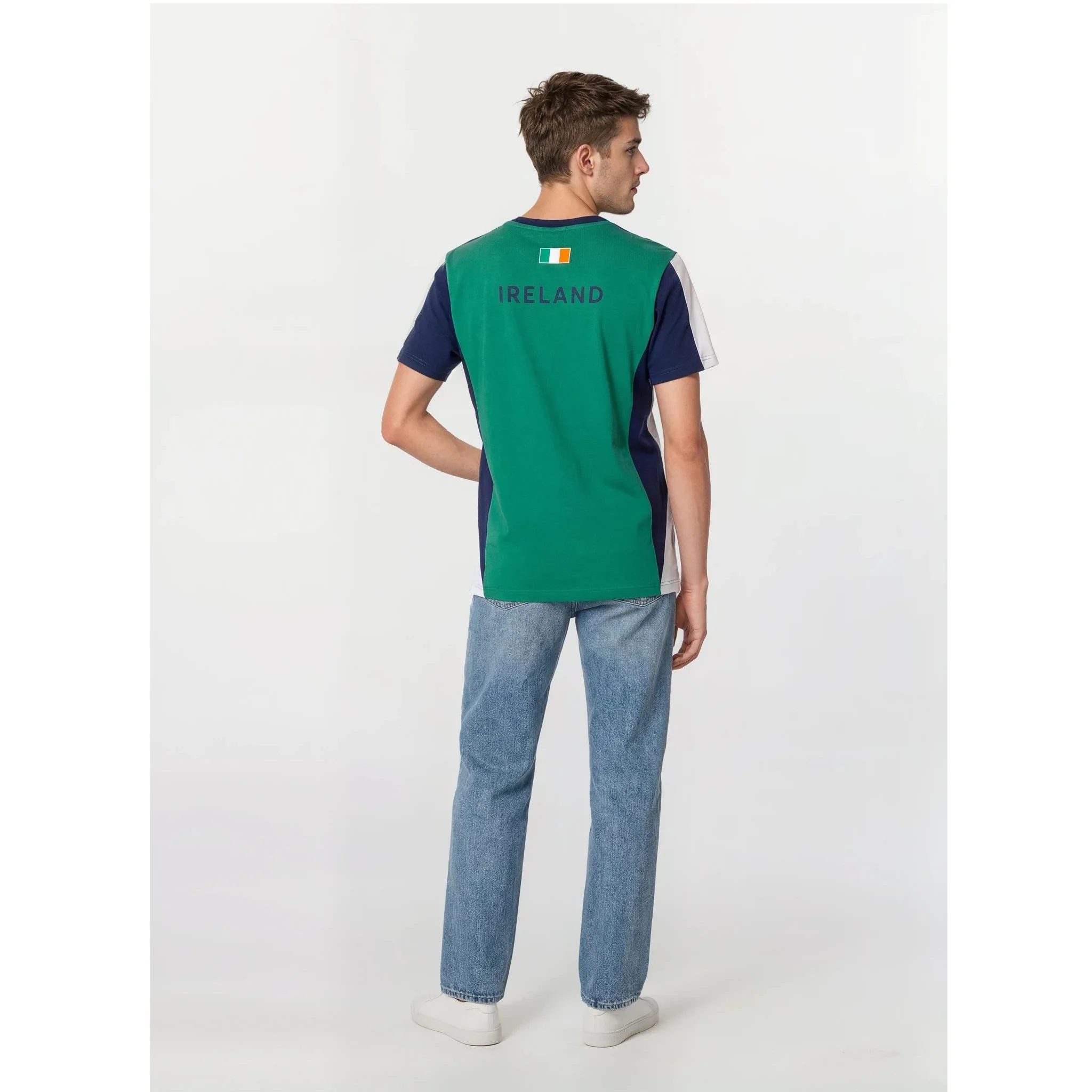 Ireland Colourblock Unisex T-Shirt - Image 3