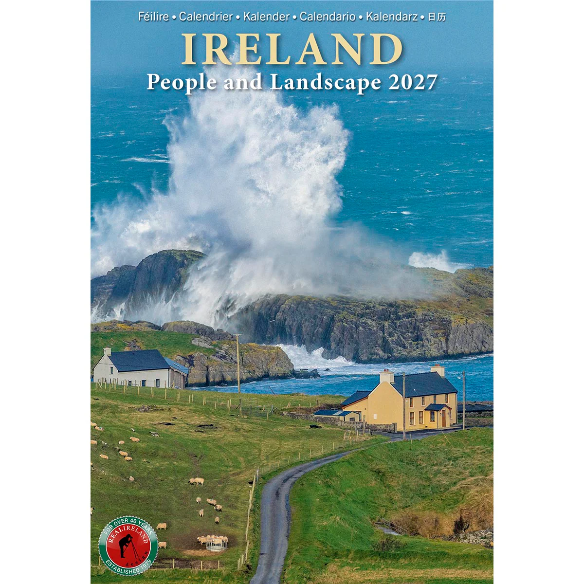 Ireland People & Landscape Slim Calendar 2027