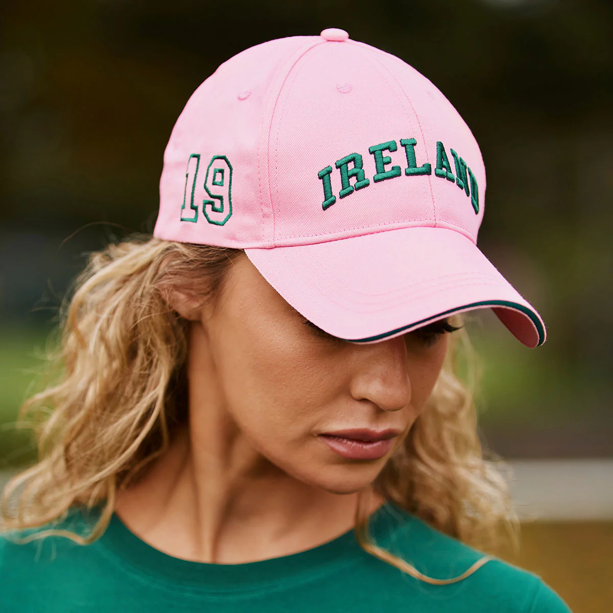 Ireland Pink and Green Baseball Cap - Image 2