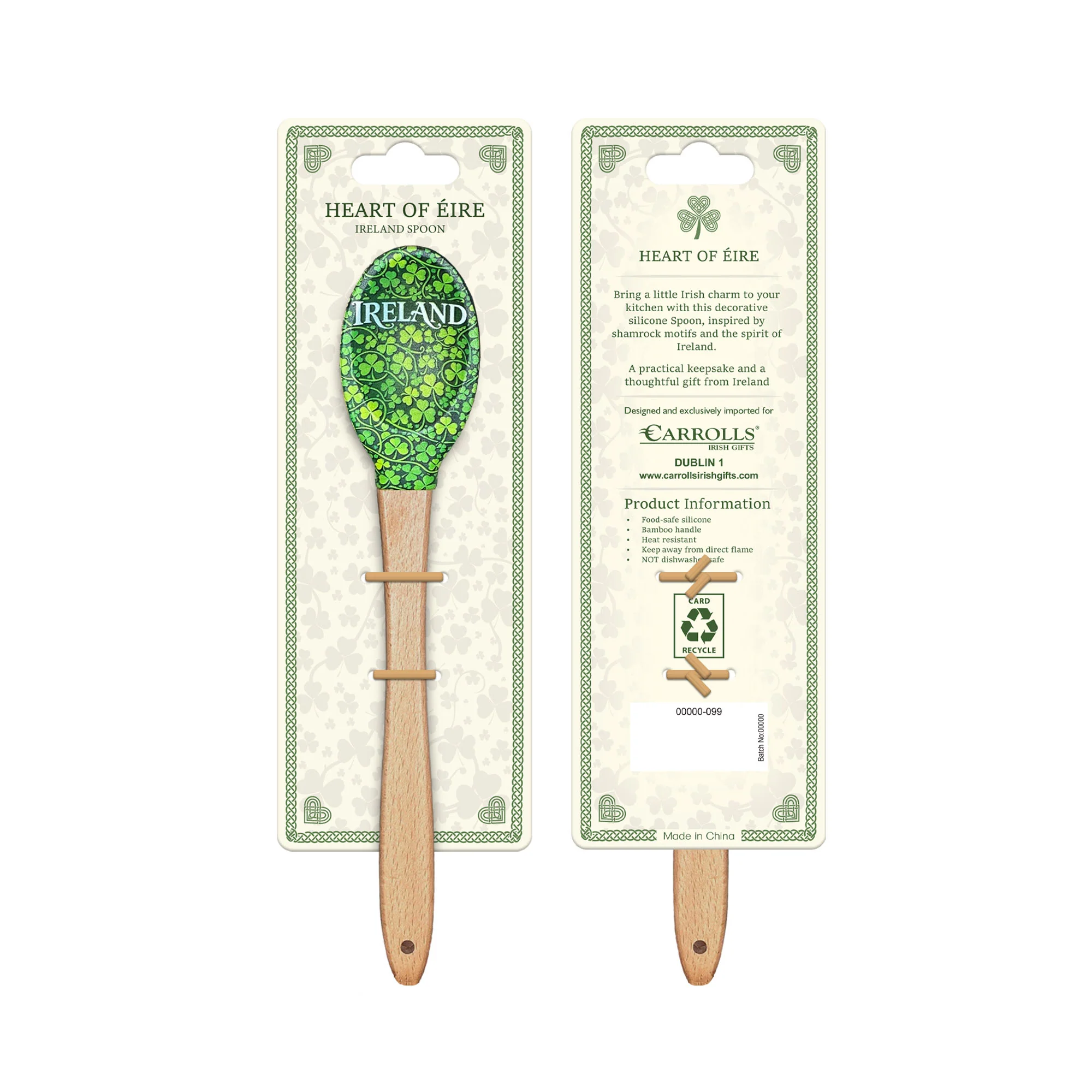 Ireland Shamrock Silicone Spoon