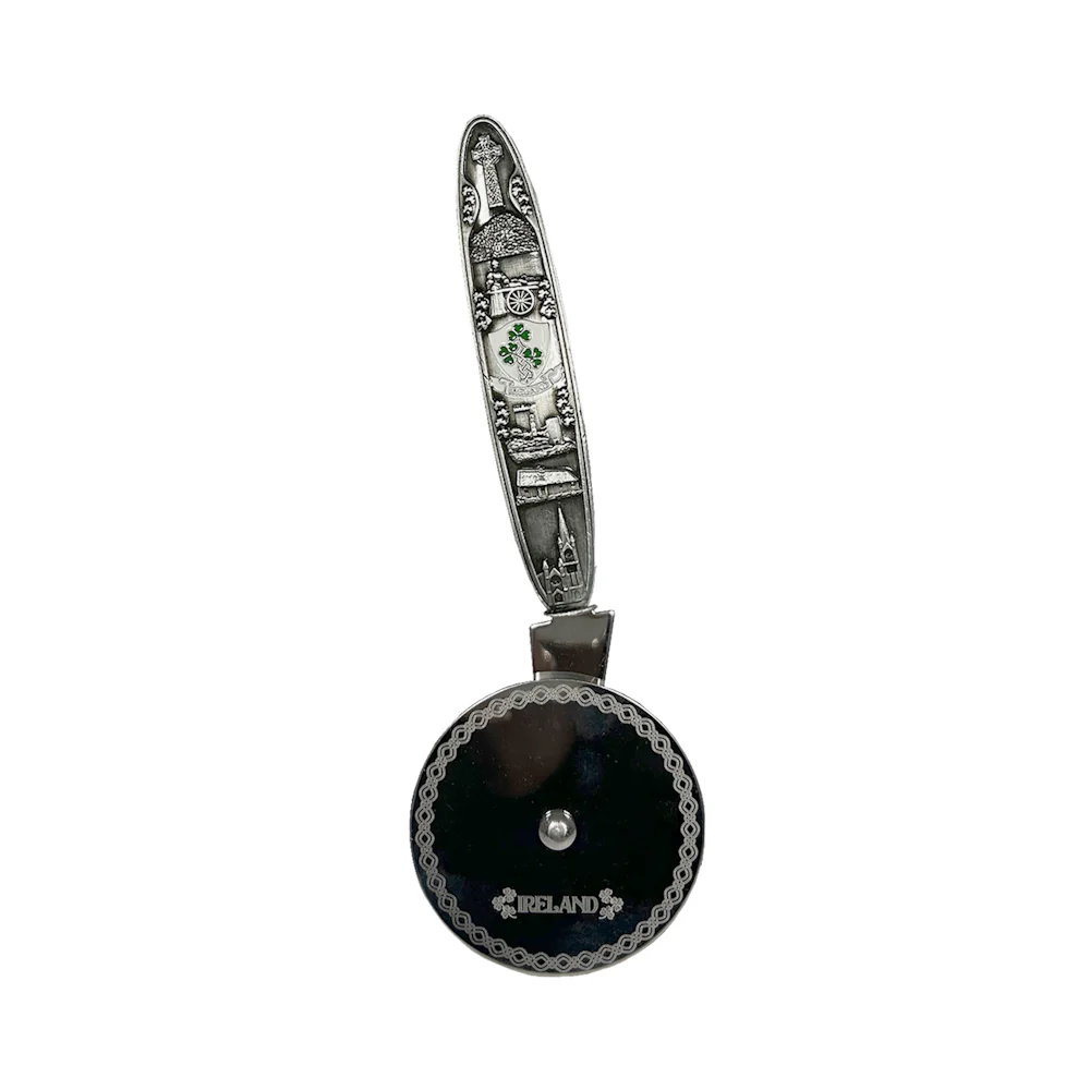 Irish Heritage Pizza Cutter With Ireland Design