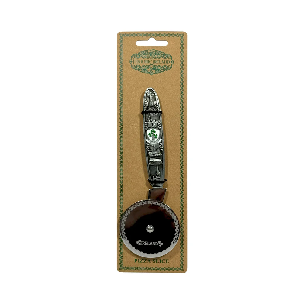 Irish Heritage Pizza Cutter With Ireland Design - Image 3