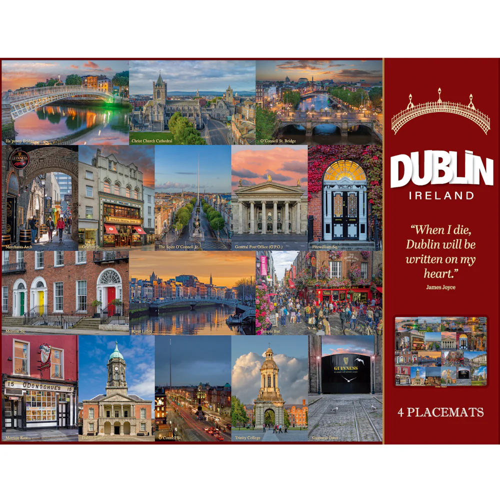 Irish Pubs Image Table Placemats