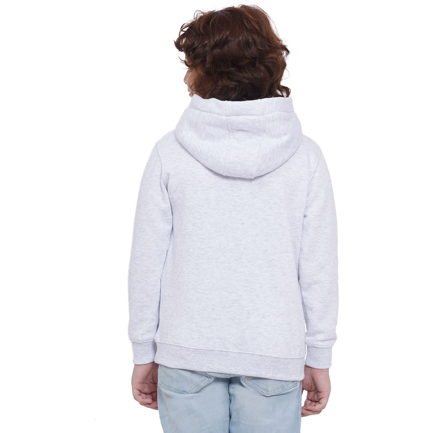 Kids Dublin Stamp Stars Hoodie Ash Grey - Image 4