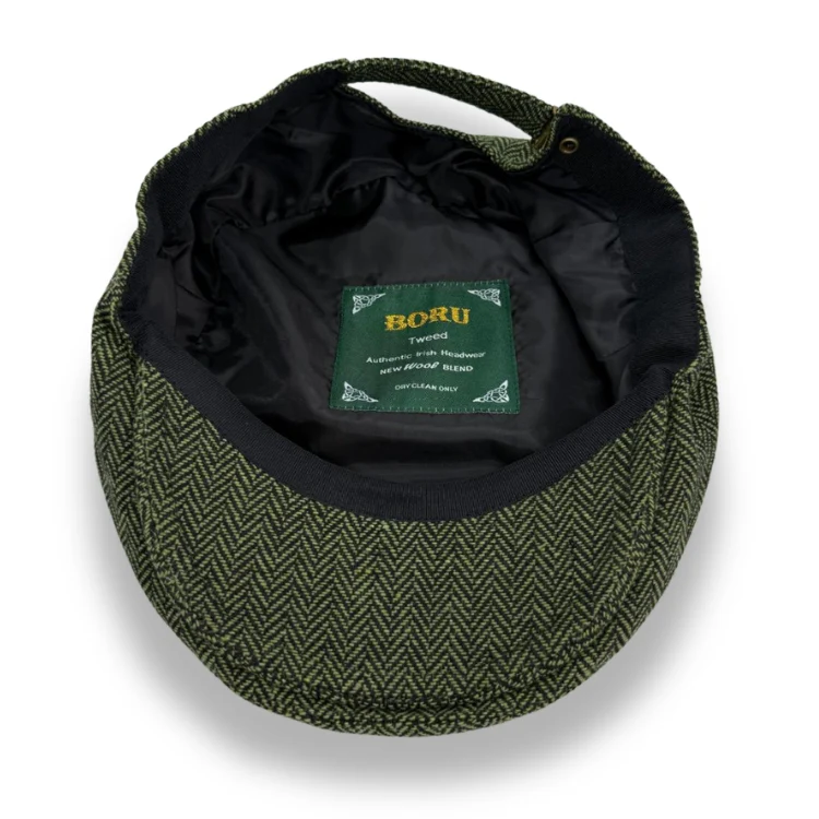 Kids Everyman Tweed Cap Green - Image 2