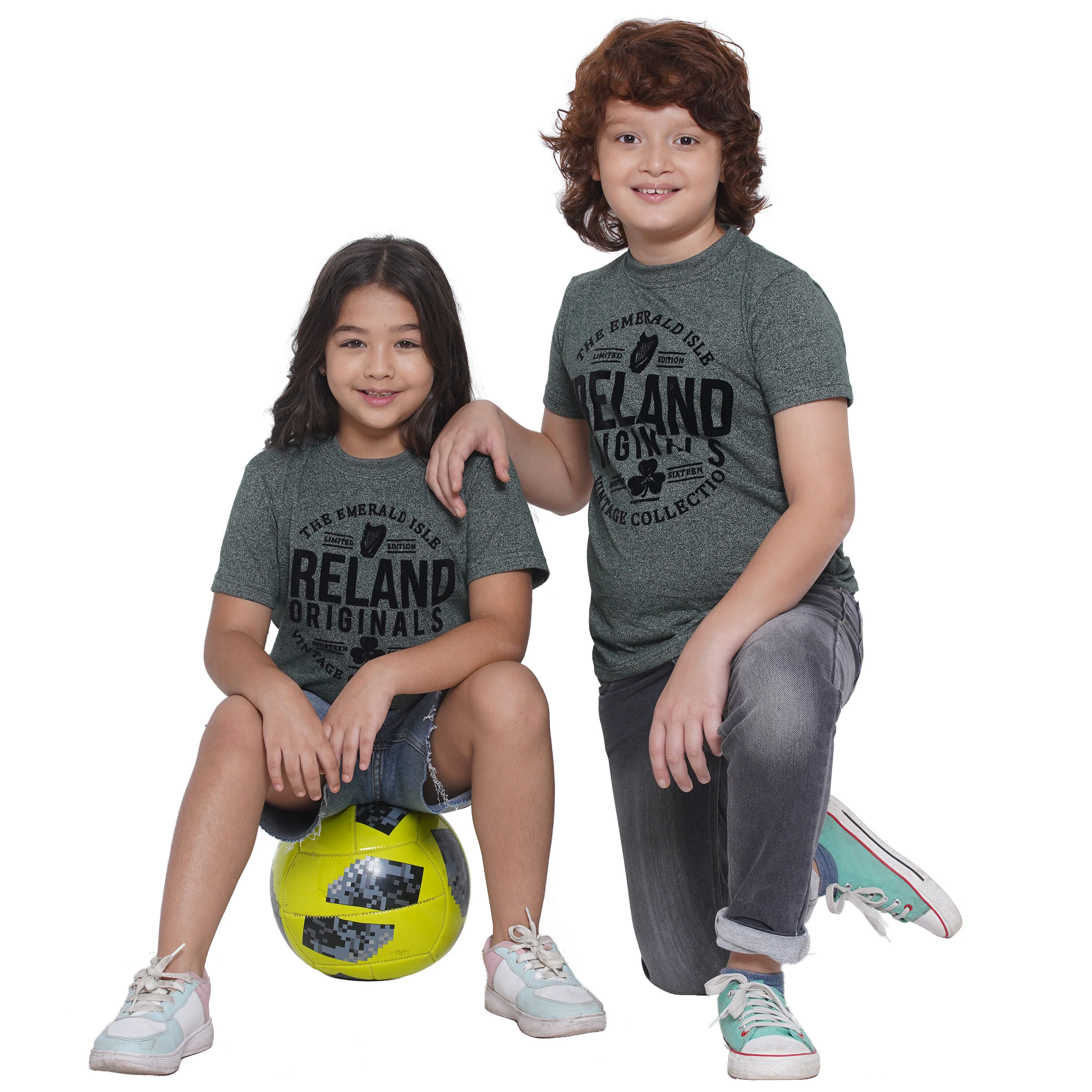 Kids Ireland Originals T-Shirt Green Grindle