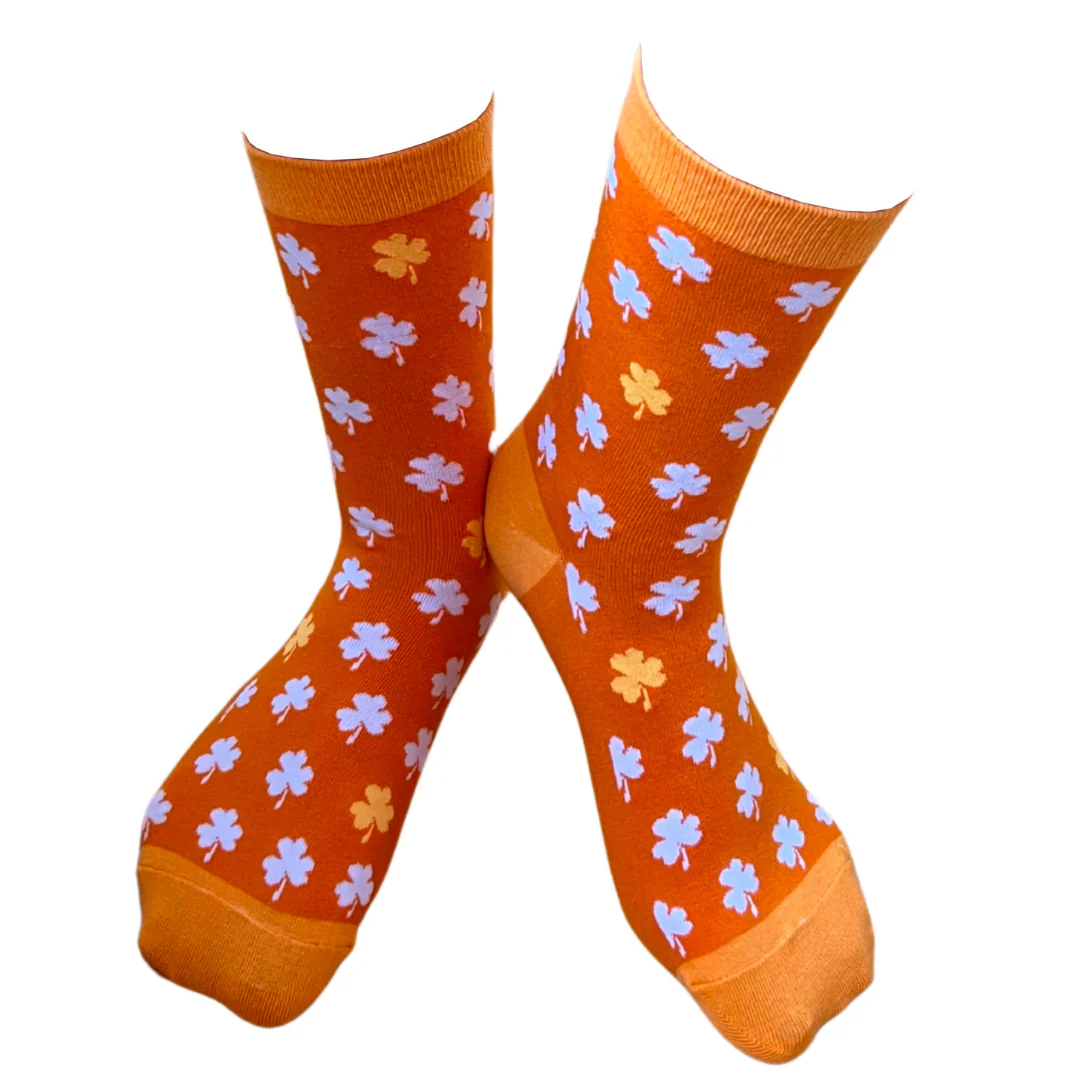 Kids Multi Coloured Set Of 3 Shamrock Socks - Image 3