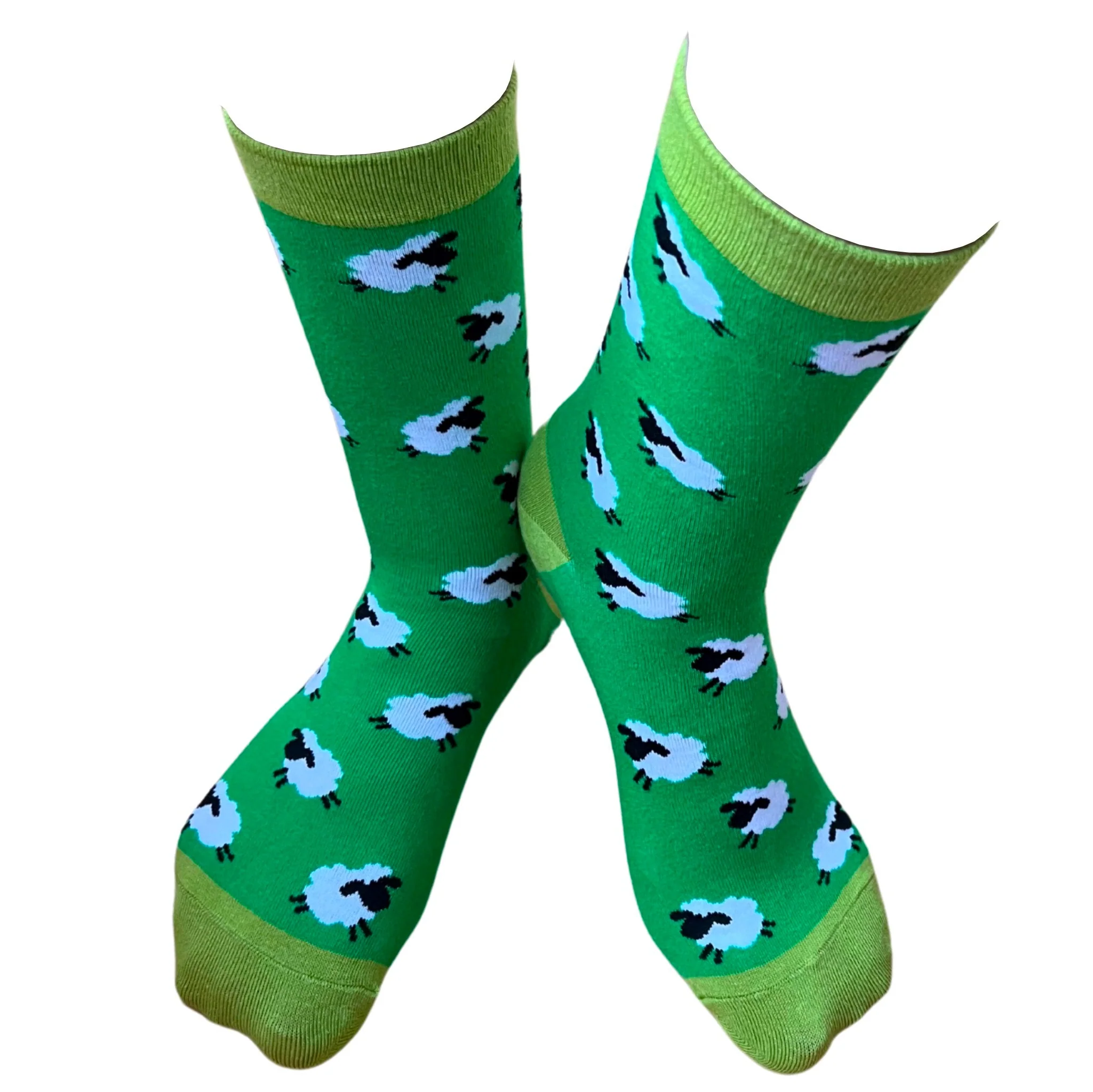 Kids Multi Coloured Set Of 3 Sheep Socks - Image 2