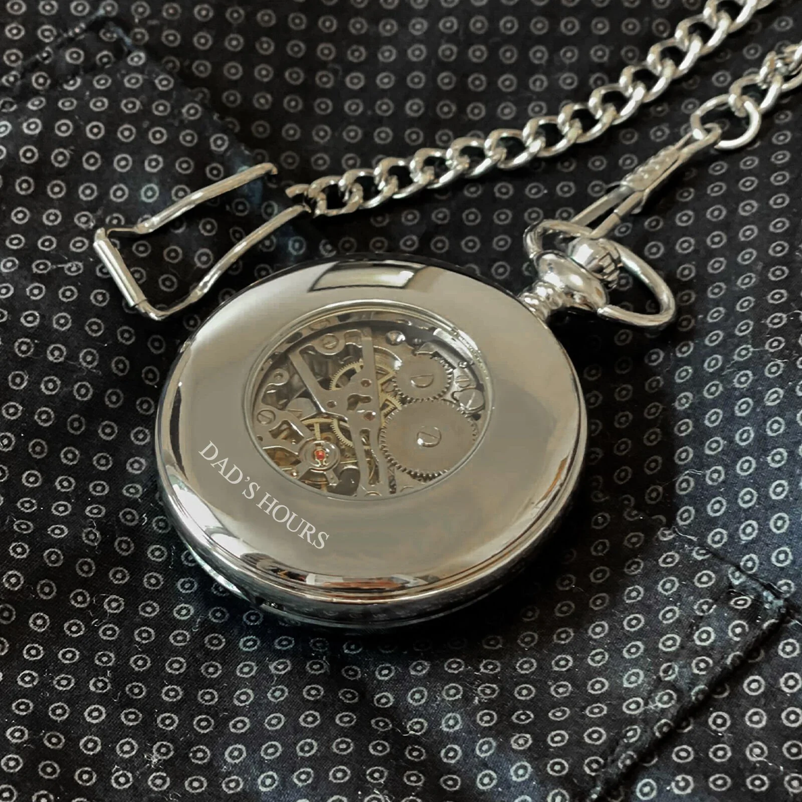 Mullingar Pewter Pocket Watch With Tree Of Life Design & Celtic Border - Image 2