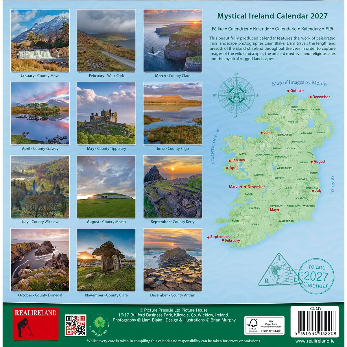 Mystical Ireland A5 Calendar 2027 - Image 3