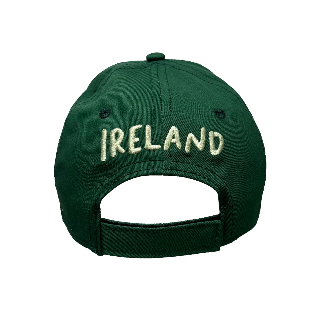 Power Green Plush Shamrock Embroidered Kids Baseball Cap - Image 2