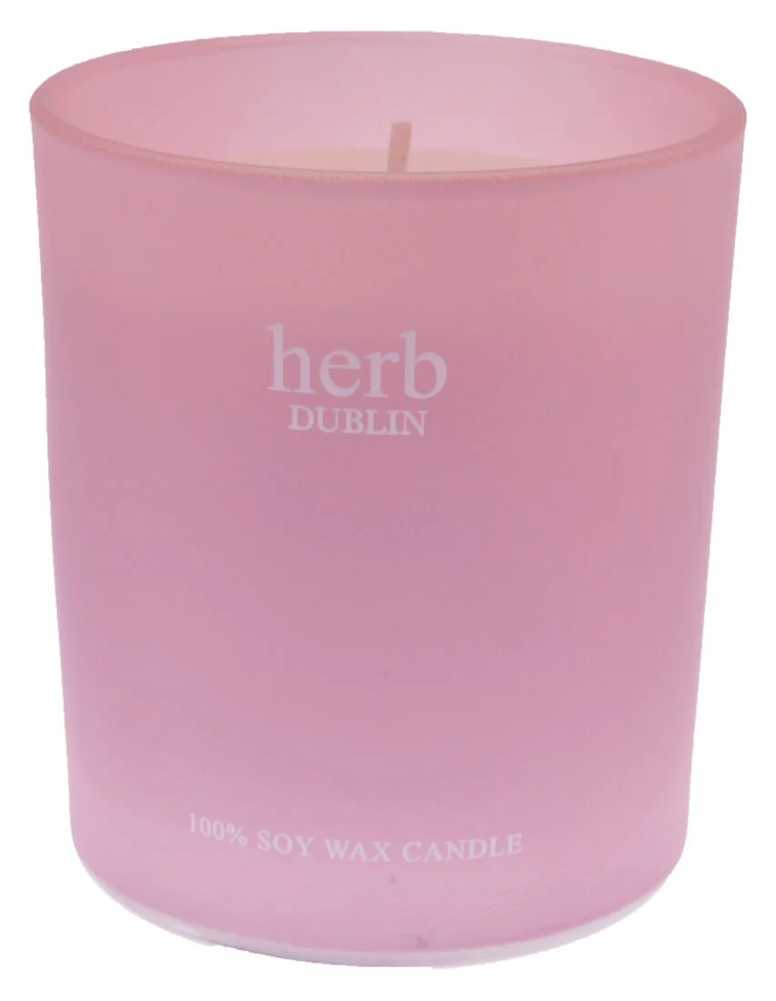 Rhubarb & Fresh Garden Mint Boxed Candle - Image 2