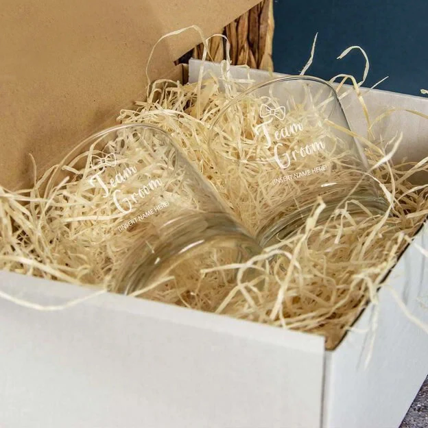 Set Of 2 Personalised Whiskey Glasses With Engraving & Gift Box - Image 2