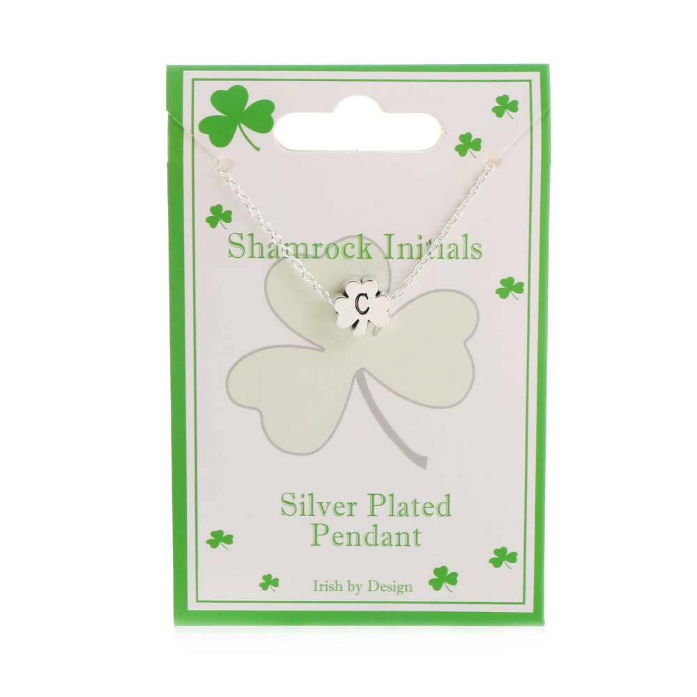 Shamrock Initial Necklace - Image 3