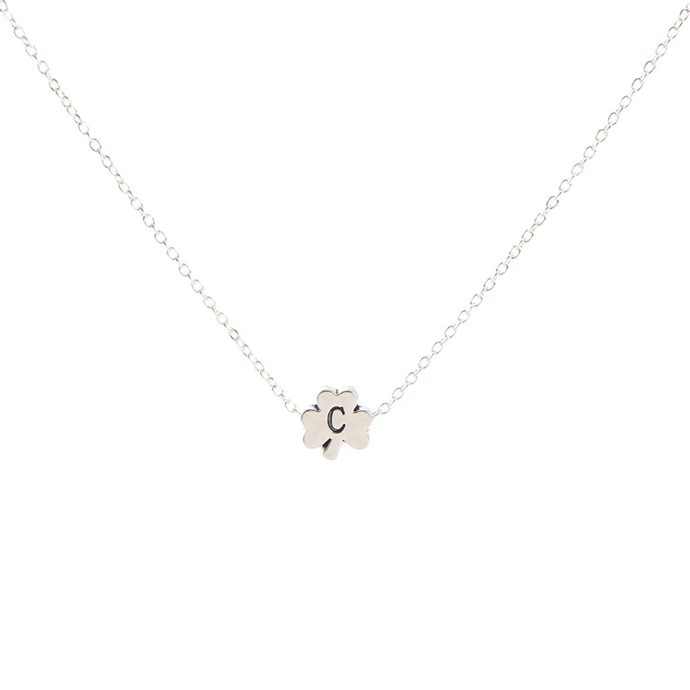 Shamrock Initial Necklace - Image 4