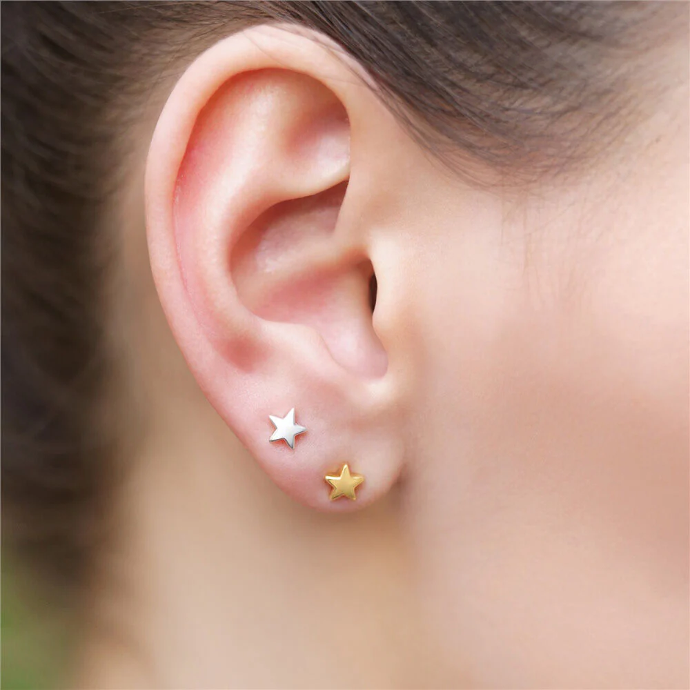 Silver Plated Amy Huberman Newbridge Silverware Sun Star Earrings - Image 2