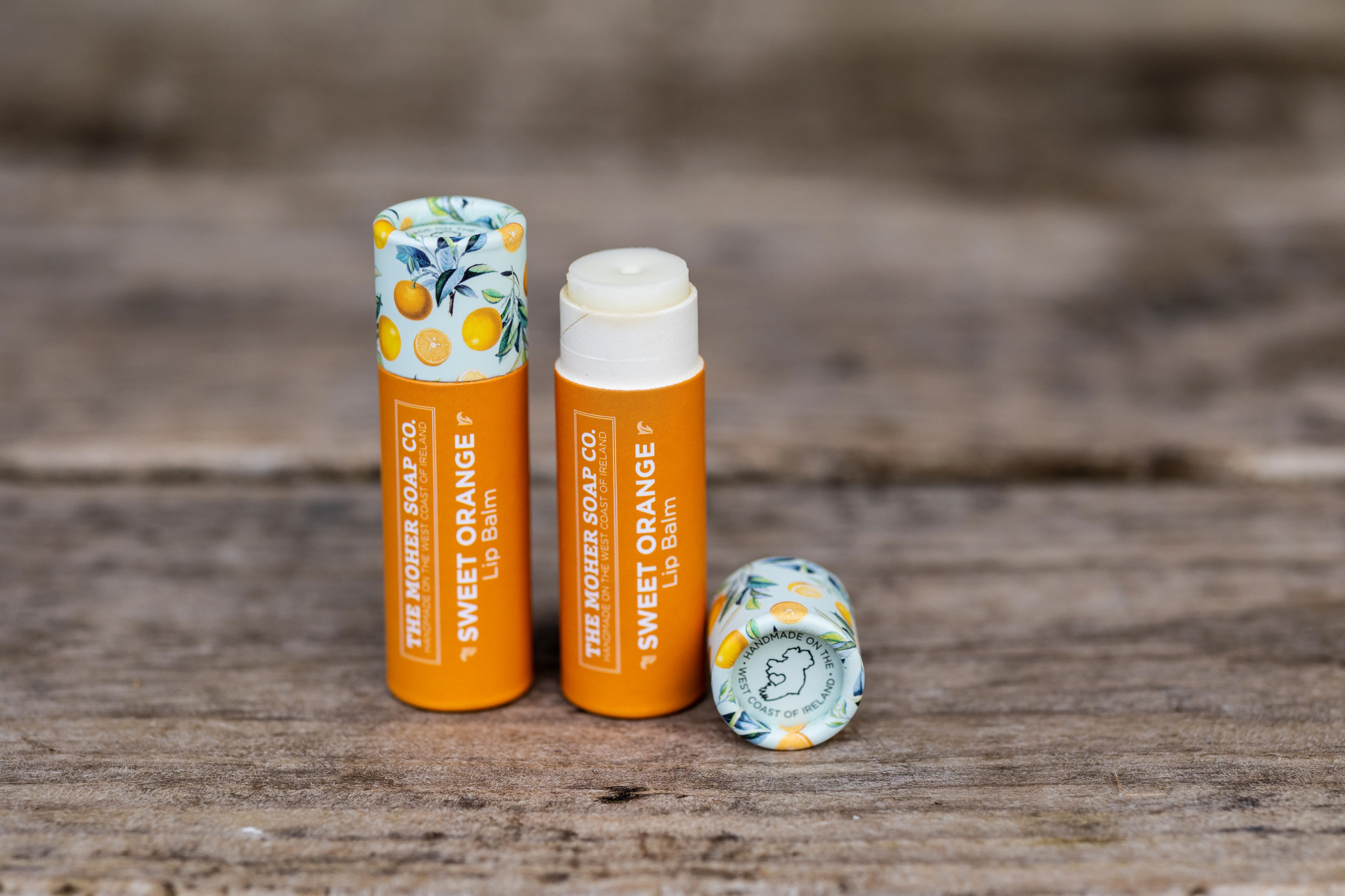 The Moher Soap Co. Sweet Orange Natural Lip Balm - Image 2