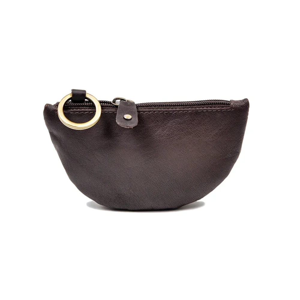 Trinity Knot Design Half Moon Purse