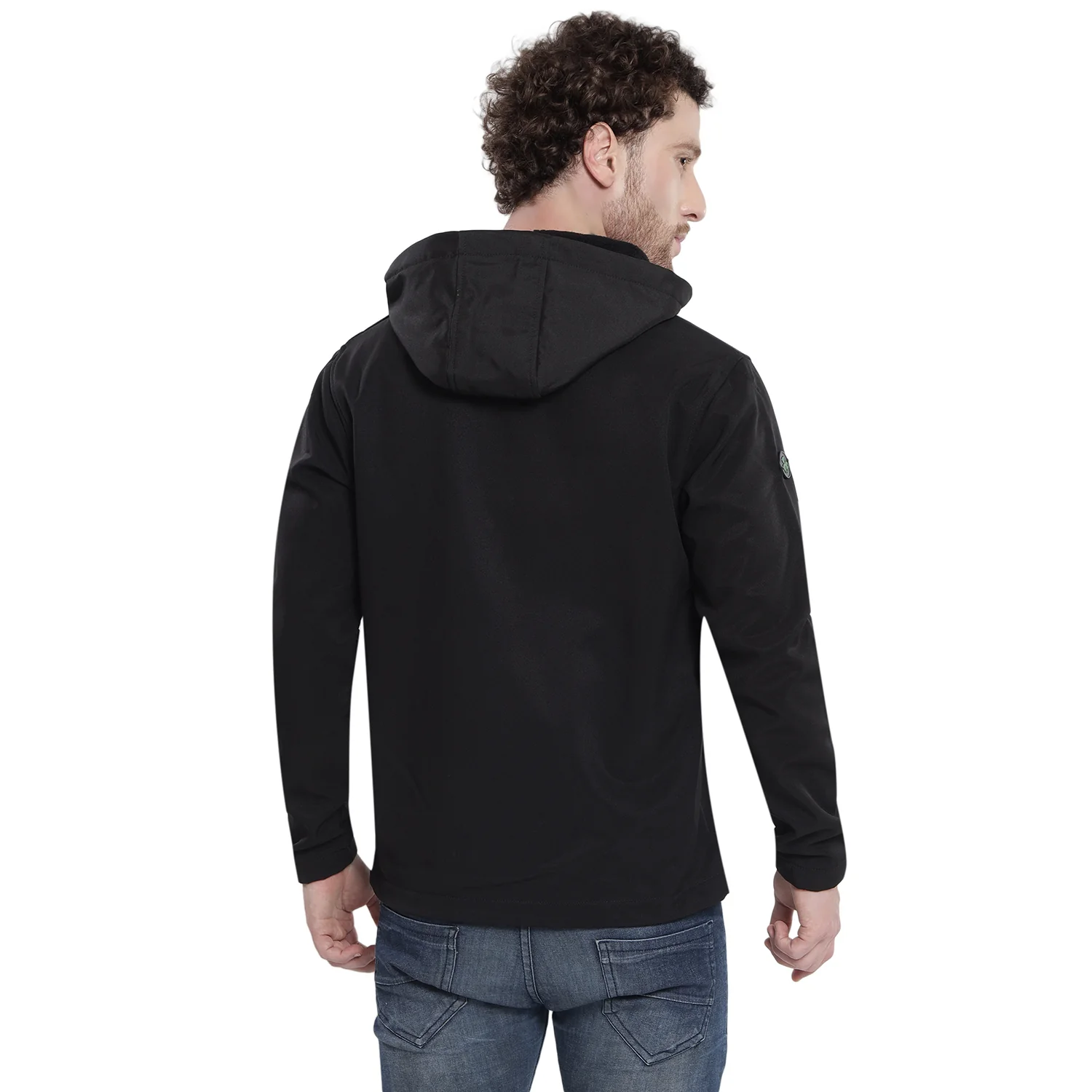 Unisex Ireland The Emerald Isle Black Softshell Jacket - Image 6