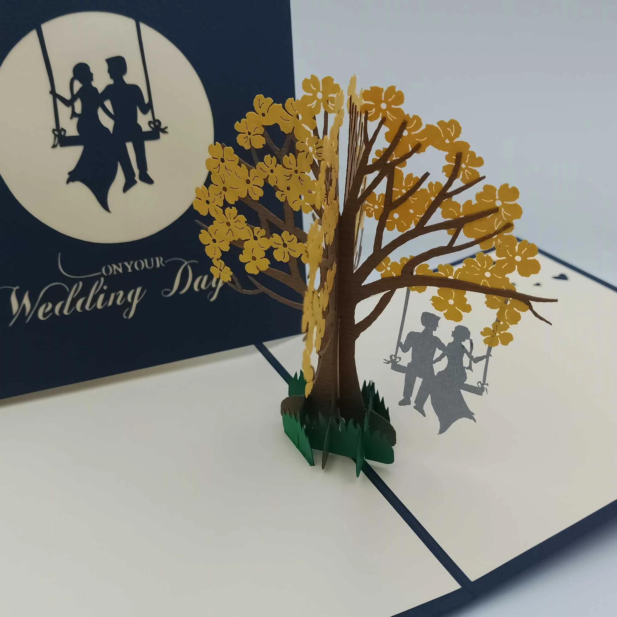 Wedding Swing Pop-up Card