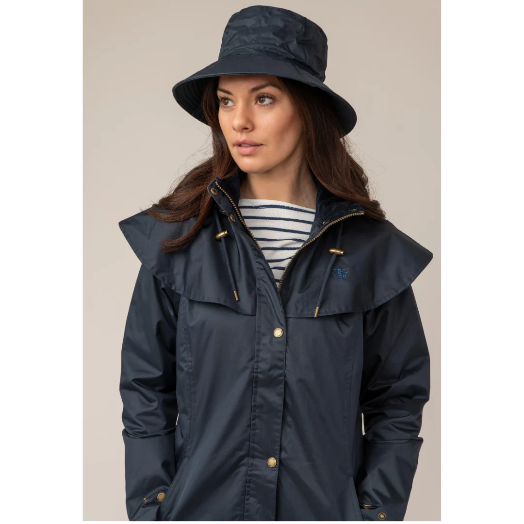 Women's Storm Waterproof Black Bucket Hat - Image 2